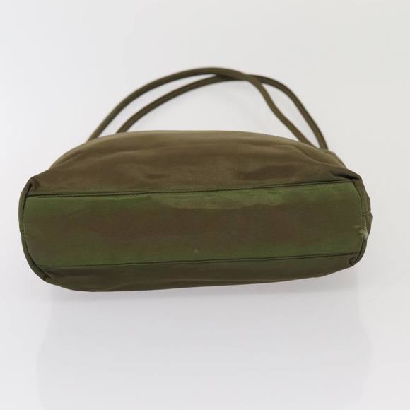 PRADA Hand Bag Nylon Khaki Auth cl841 - Picture 5 of 16